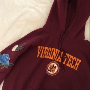 Virginia Tech “furst of a kind” embroidered hoodie